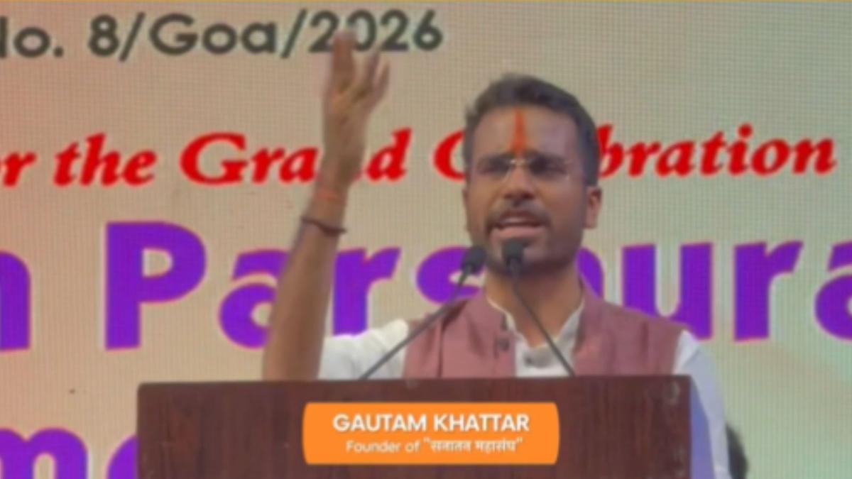 Gautam Khattar, accused of making remarks against Goa’s patron saint, held in Himachal